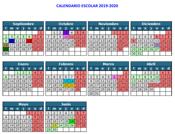 Calendario Escolar Ies R O G Llego Mobile Legends